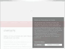 Tablet Screenshot of feuerwehr-keltern.de